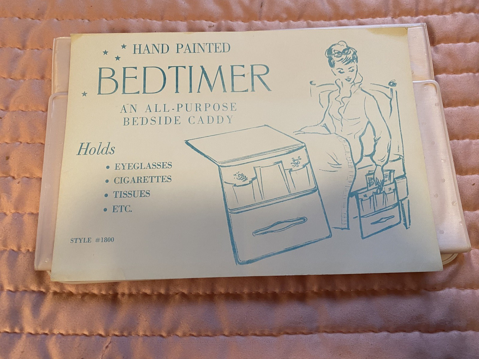 Vintage Vinyl Bedtimer Bedside Caddy