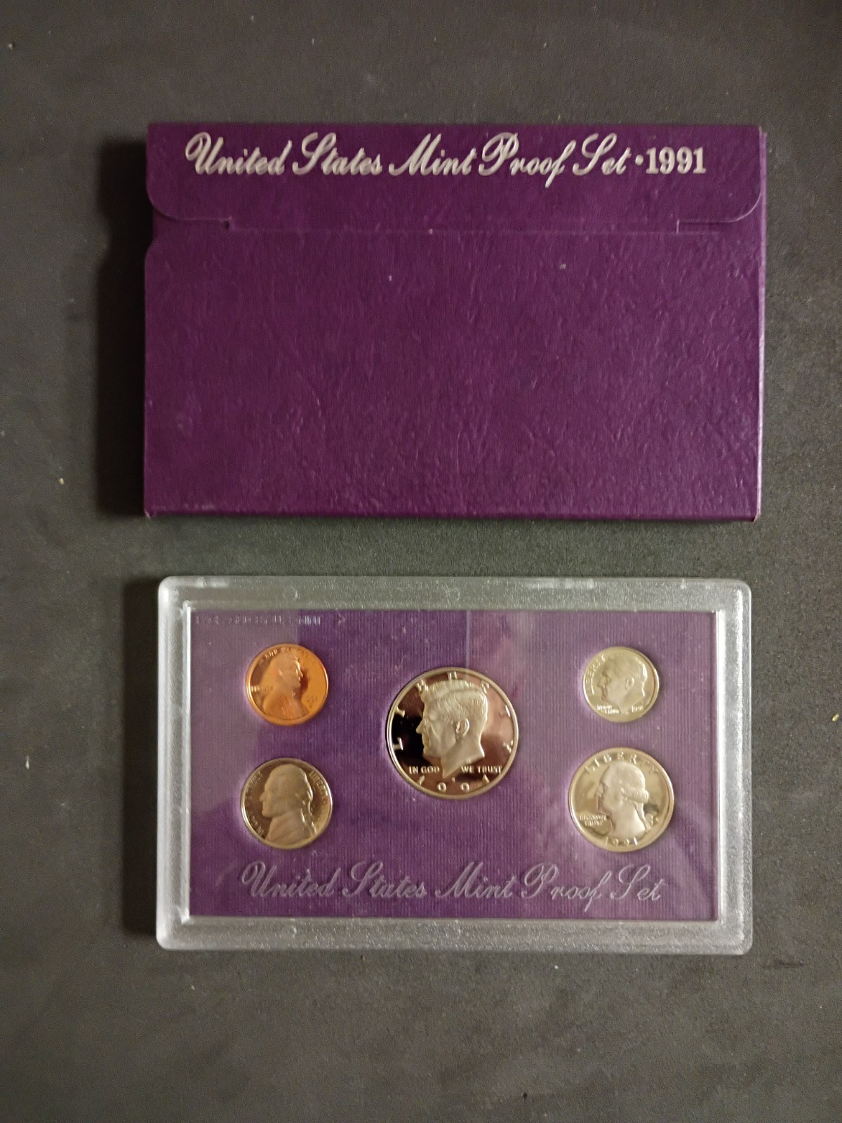 1991 United States proof set with original box