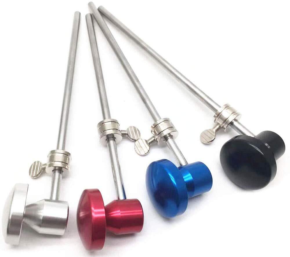 2 Pieces Bass Drum Pedal Beater Aluminum Alloy Hammer Head Percussion Instrum...
