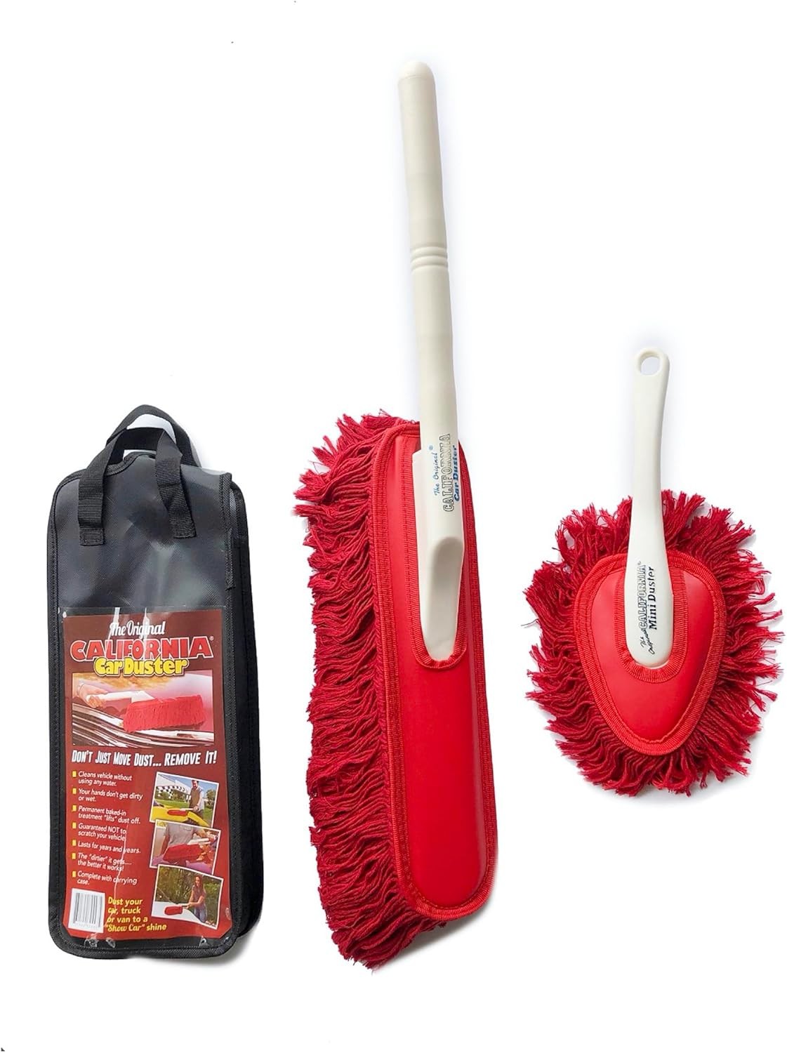The Original  Car Duster Detailing Kit with Plastic Handle,