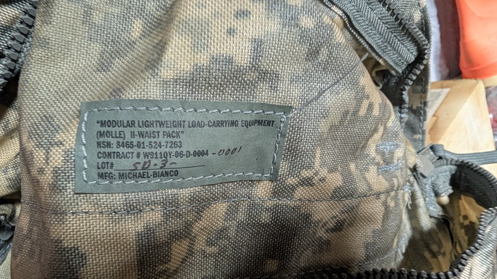 Michael Bianco ILBE Waist Pack MOLLE ACU Camo