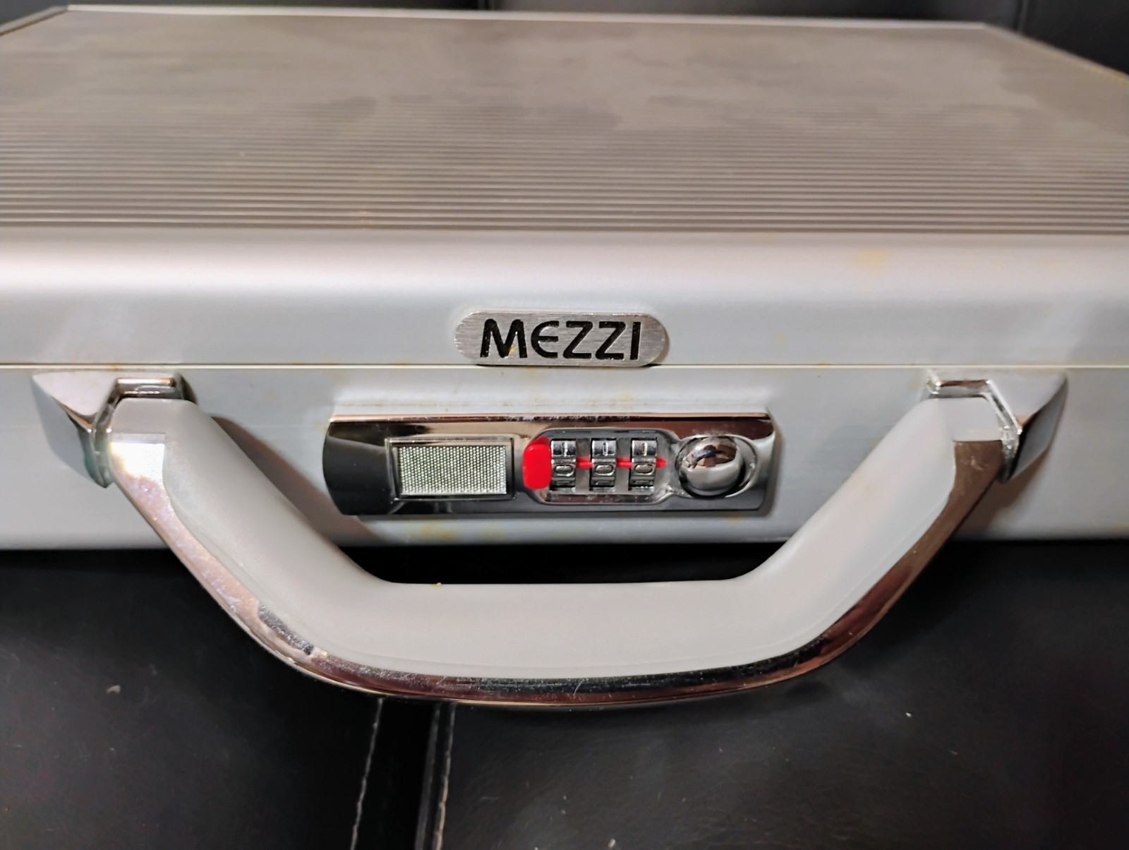 vintage laptop computer with Mezzi Aluminum case