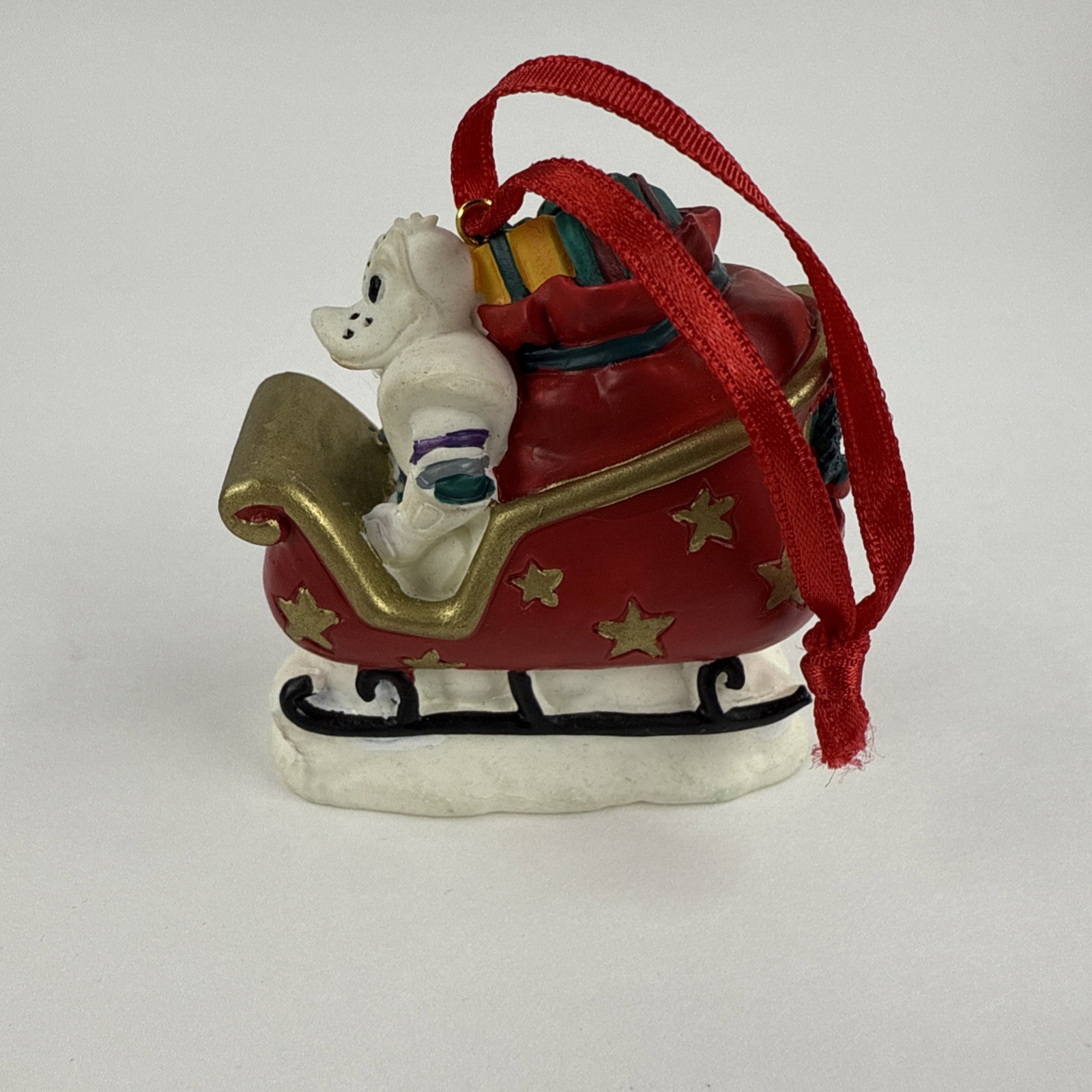 1995 Anaheim Ducks Hockey Wild Wing Mascot Christmas Ornament Vtg 2”