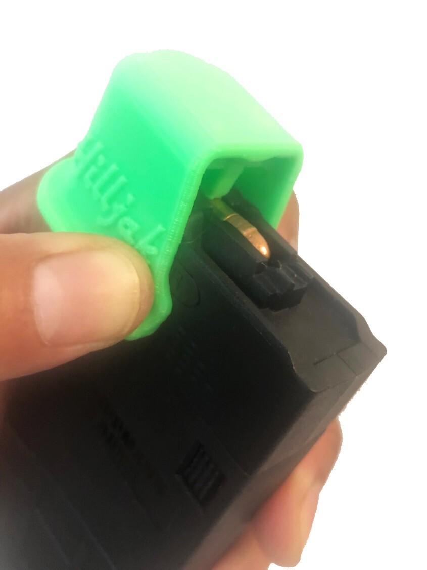 Magazine Speed Loader designed for Tippmann Arms M4-22 22LR, QLT22-Neon Green