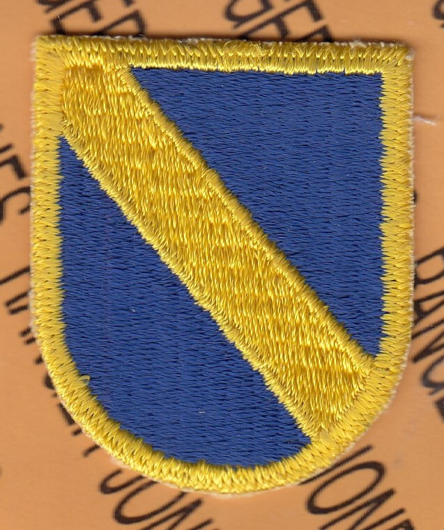 US Army 101st Airborne Division Pathfinder Co & Aviation beret flash patch c/e