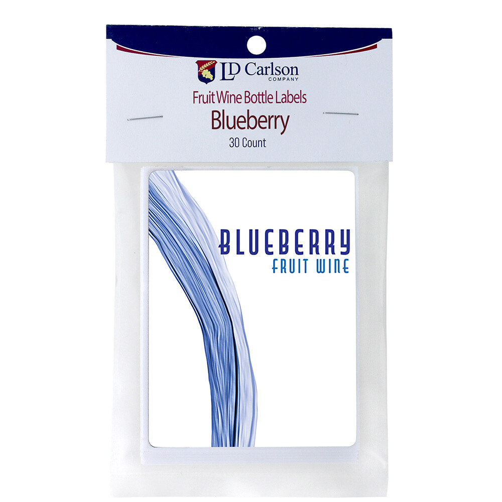 Blueberry Fruit wine Labels 30/Pack Fruit Labels Collection