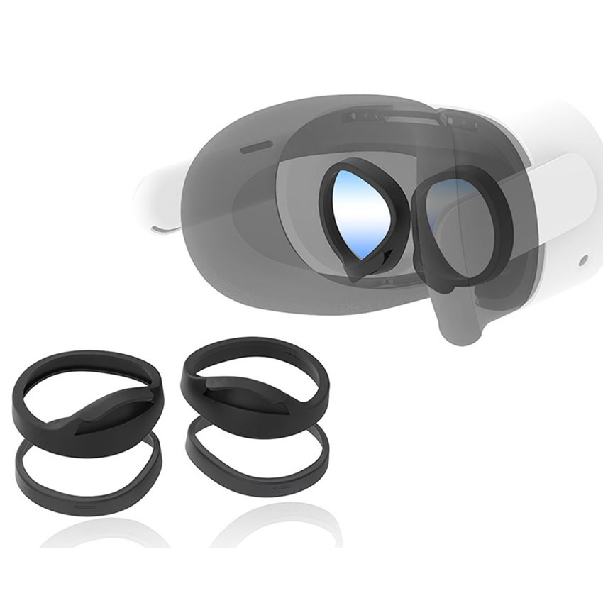 VR Glasses Anti Scratch Frame Blocking Light Lenses For Meta Quest 3S VR Headset