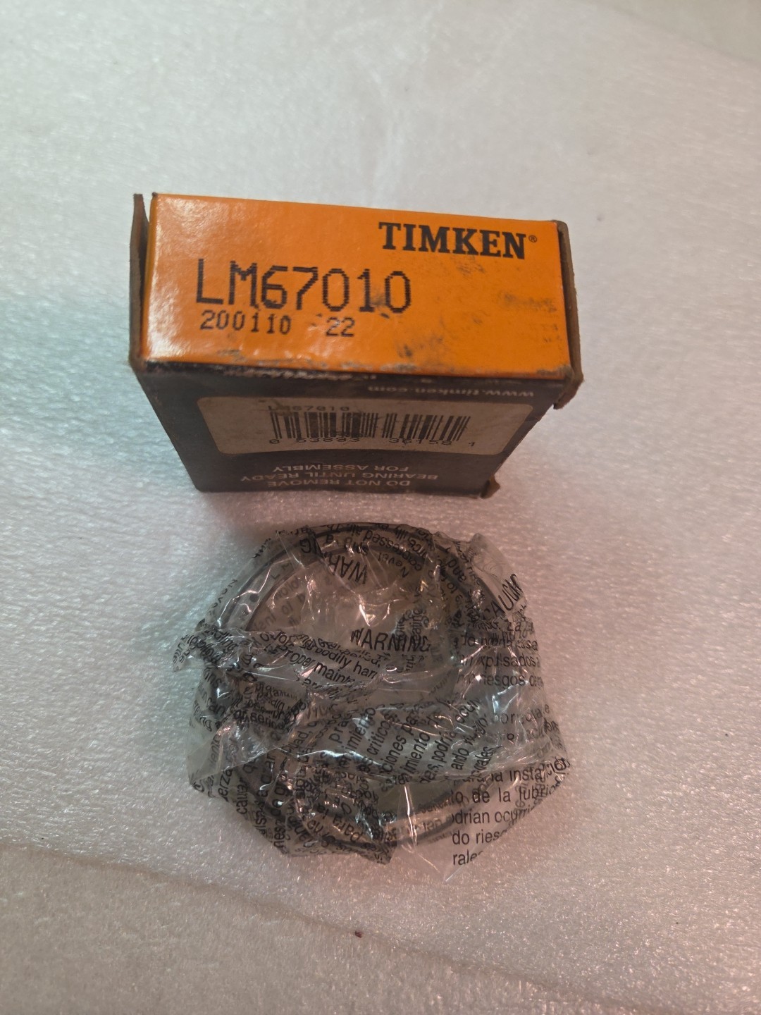 Timken  LM67010 Tapered Roller Wheel Bearing Cup Timken USA