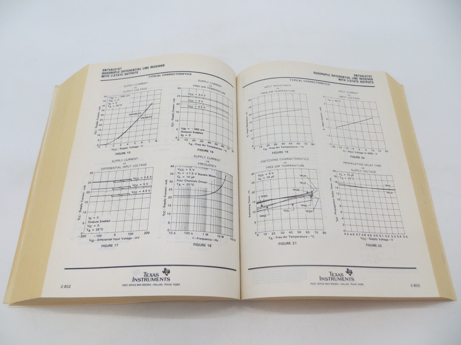 Interface Circuits Linear Products Data Book 1991 Texas Instruments SLYD006