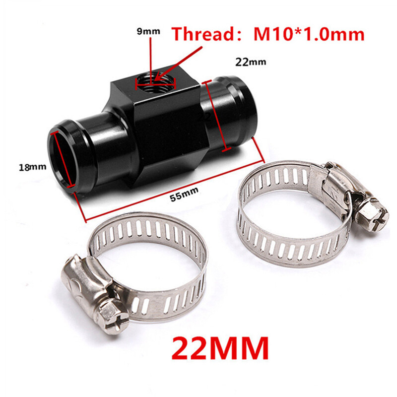 part 3-way 22mm joint hose sensor instrument adapter water temperature adapter