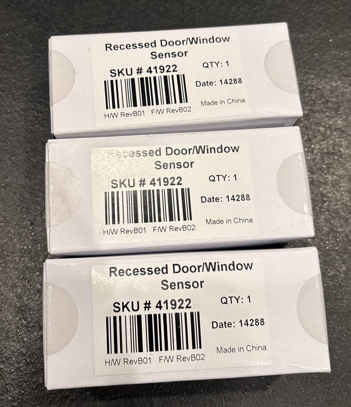 AT&T Recessed Door Window SENSORS 41922 NEW in Box Lot Of 3