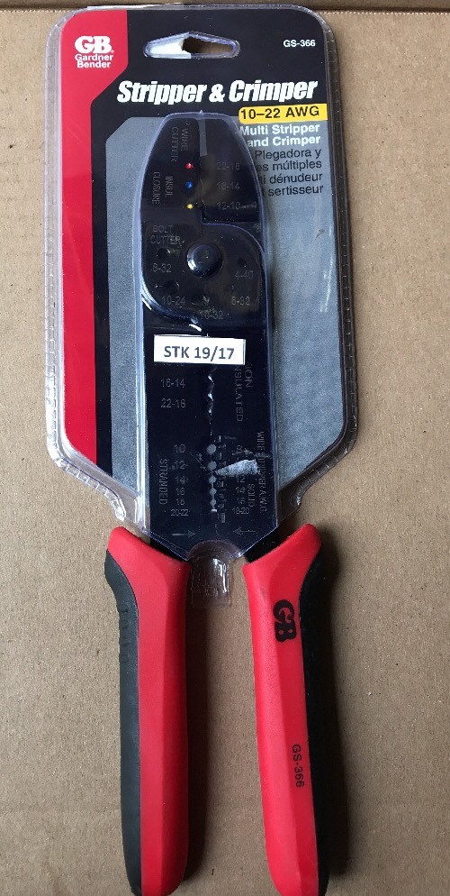 Gardner Bender GS-366 MP Crimp/Strip Tool - Quantity 1