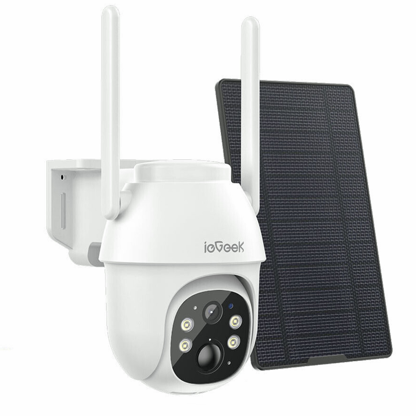 4G LTE Cellular Outdoor Wireless PTZ Security Camera Solar Battery CCTV