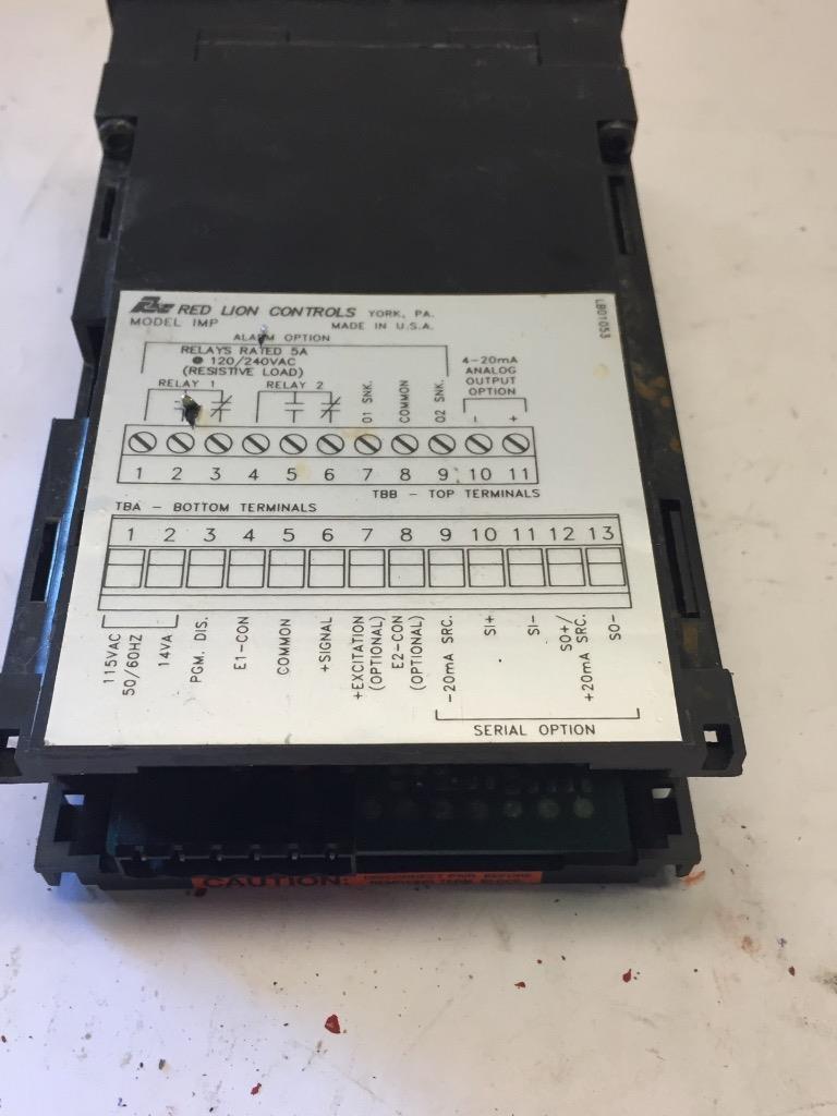 Red Lion Controls IMP20000 Programming Control