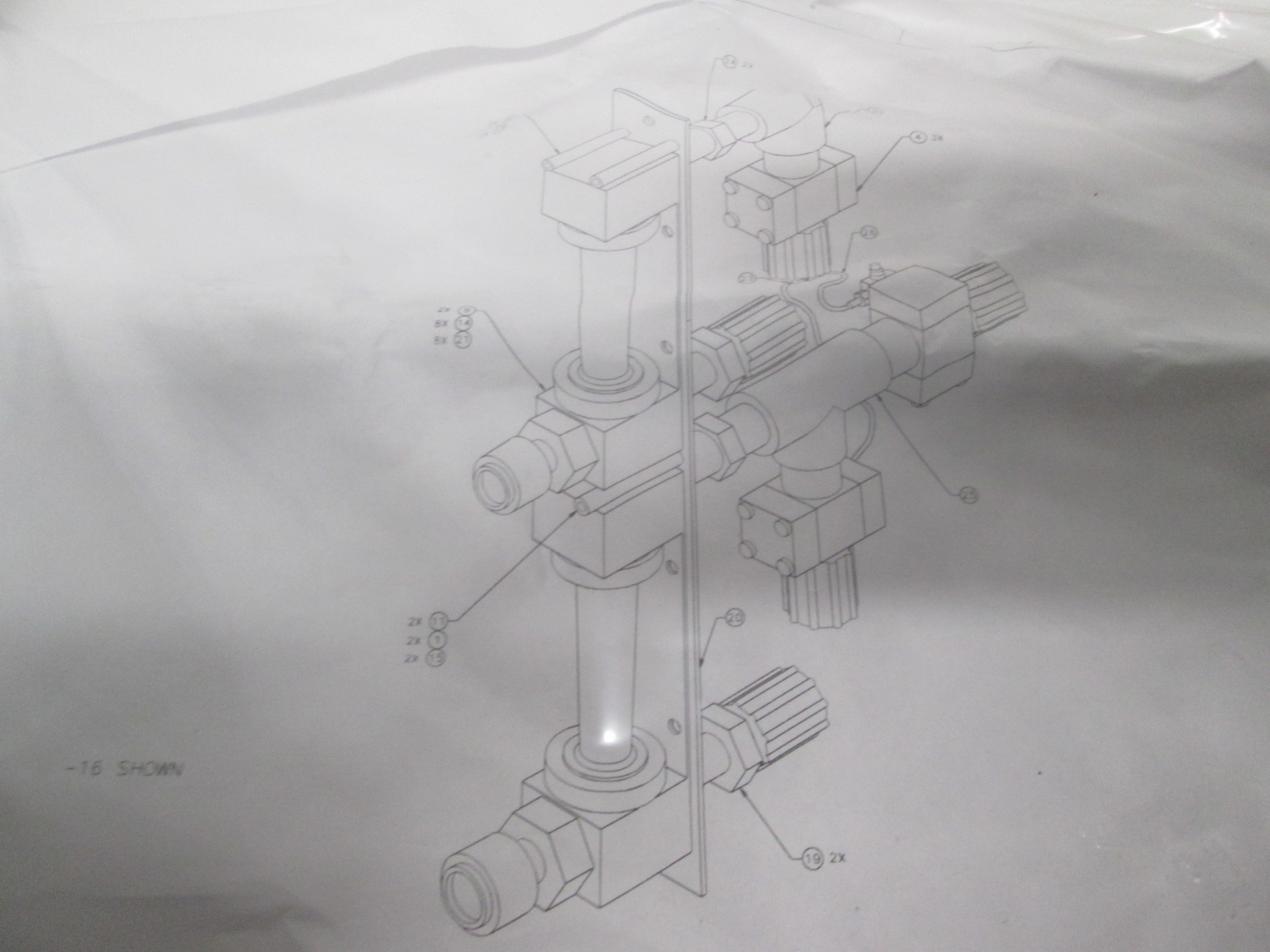 Parker, Flowmeter Assy, 99-46611-16, New
