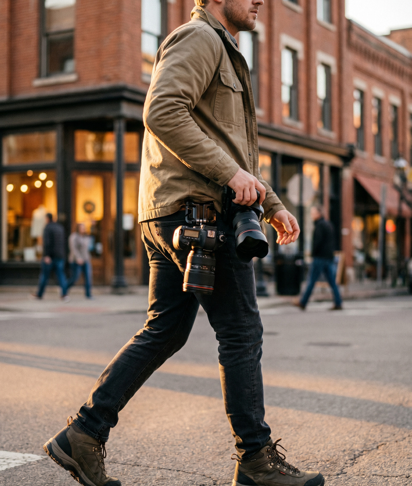 Camera Belt Clip for DSLR & Mirrorless | Quick Release Hands-Free Hip Mount