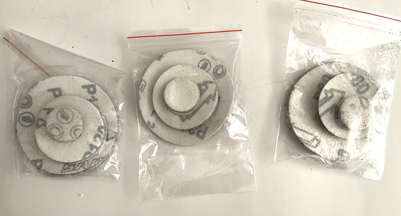 SI FANG MINI AIR RANDOM ORBITAL SANDER 1/2/3" + Bundle Discs NEW OPEN BOX