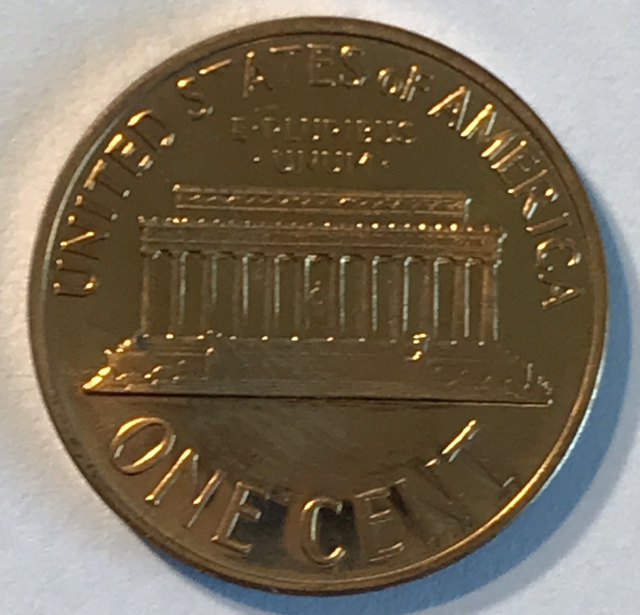 1968-S PROOF LINCOLN MEMORIAL CENT (IMPAIRED).