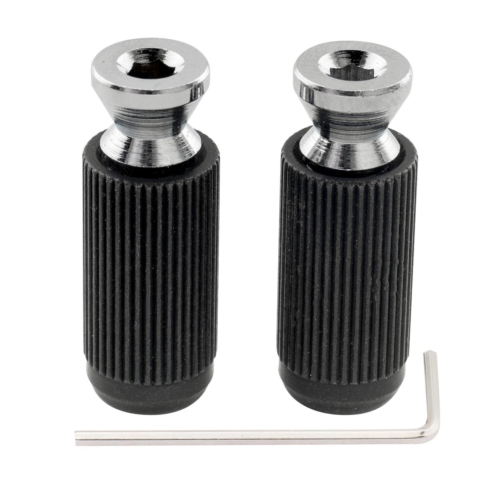 Musiclily Pro 2Pcs Chrome M7 Metric 7mm Electric Guitar Tremolo Bridge Post Stud