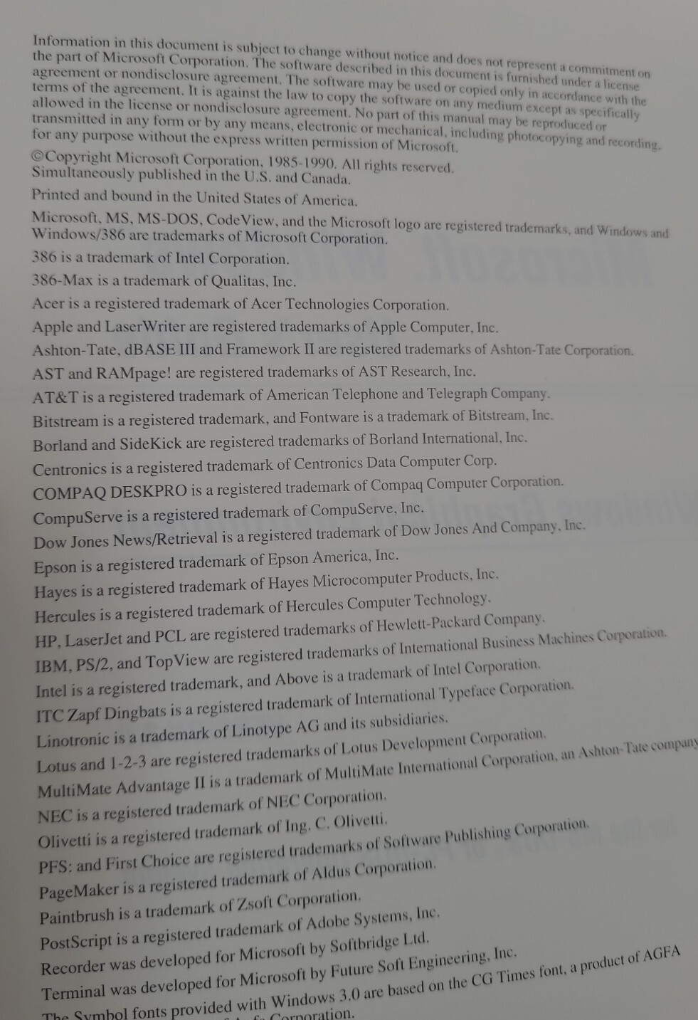 Microsoft Users Guide For Windows 3.0