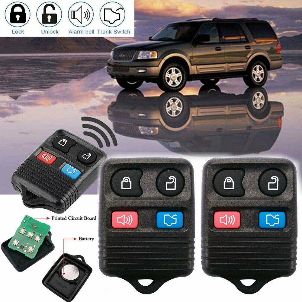 4 Button Keyless Entry Remote Control Fob Clicker Transmitter For Ford Lincoln