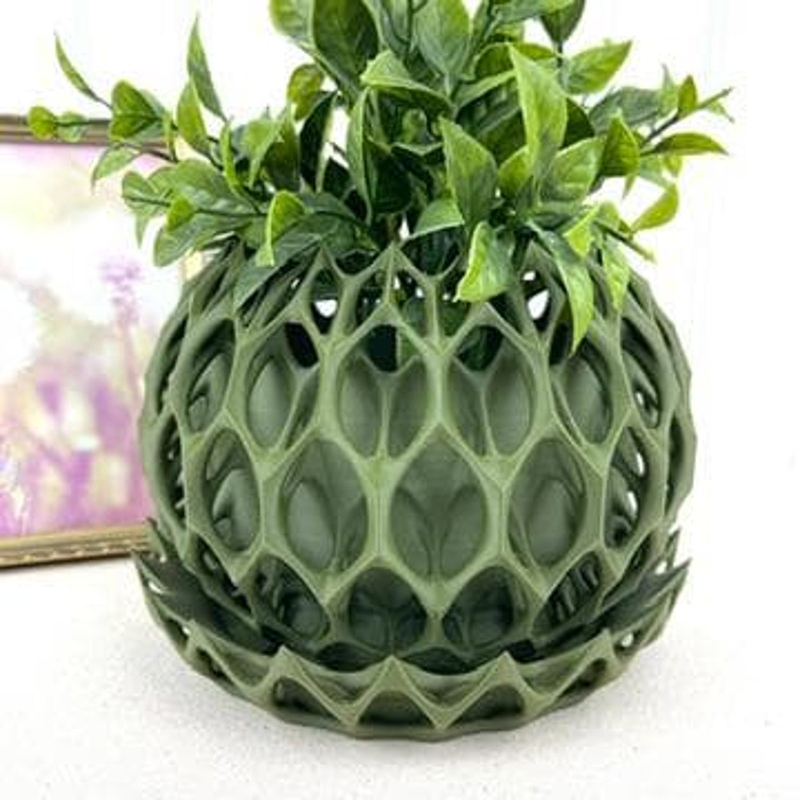 Invader Planter Pot: Small Indoor Flower Pot, Tabletop Planter