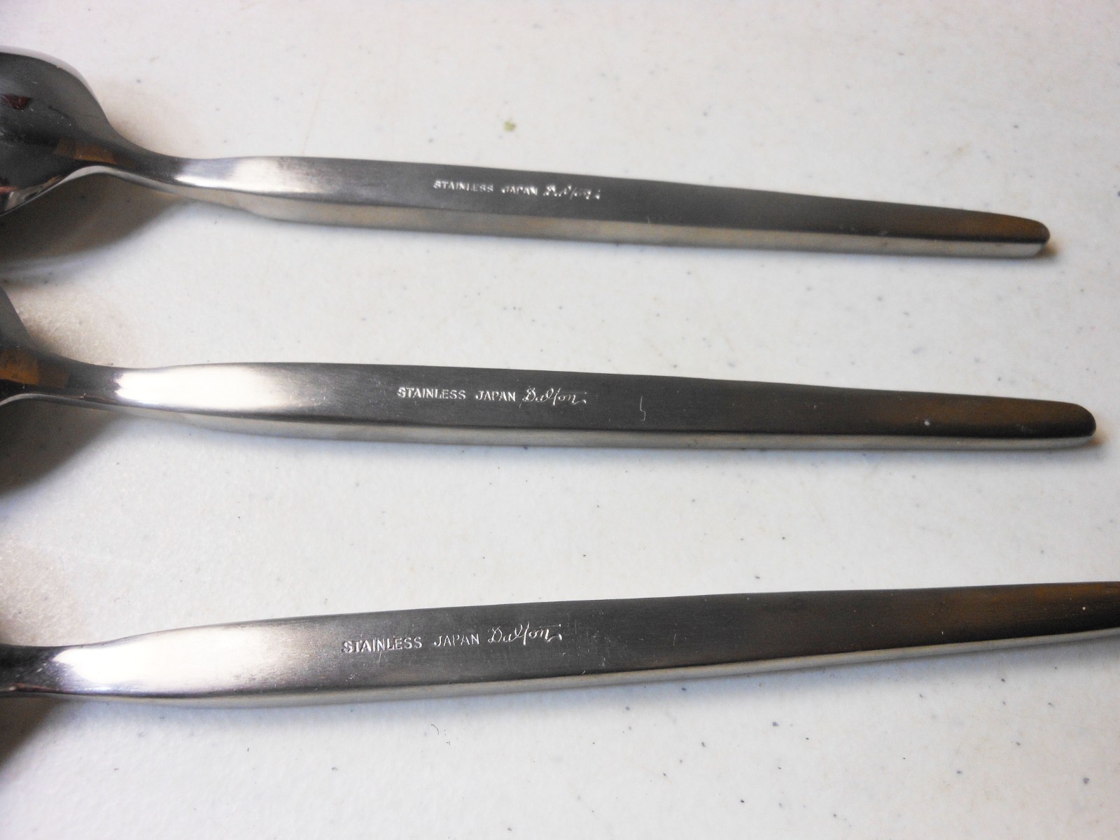 Three Oneida Dalton Stainless Spoons 8"