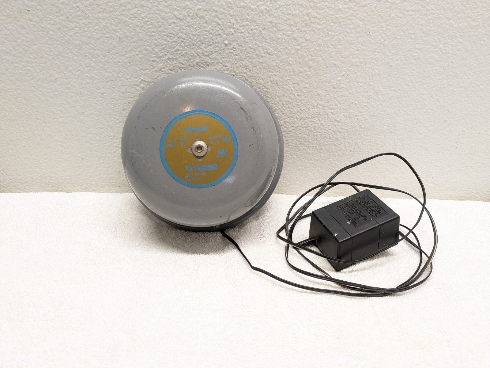 Vintage Edward’s Adaptable Signaling Alarm School Bell/Alarm 🔔! Works! Loud!