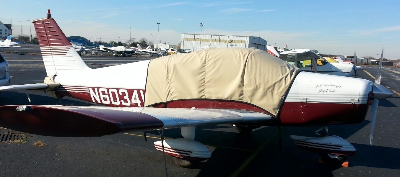 Piper PA 28  Sunbrella cabin and Windshield Covers