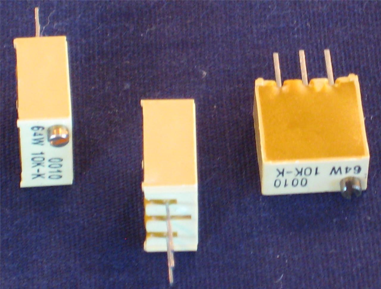 Multi-Turn 10K Ohm Trimmer Potentiometer 64W103 *** NEW *** ( Qty 25 )