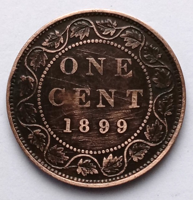 1899 Victoria Canada Large One Cent. WC2
