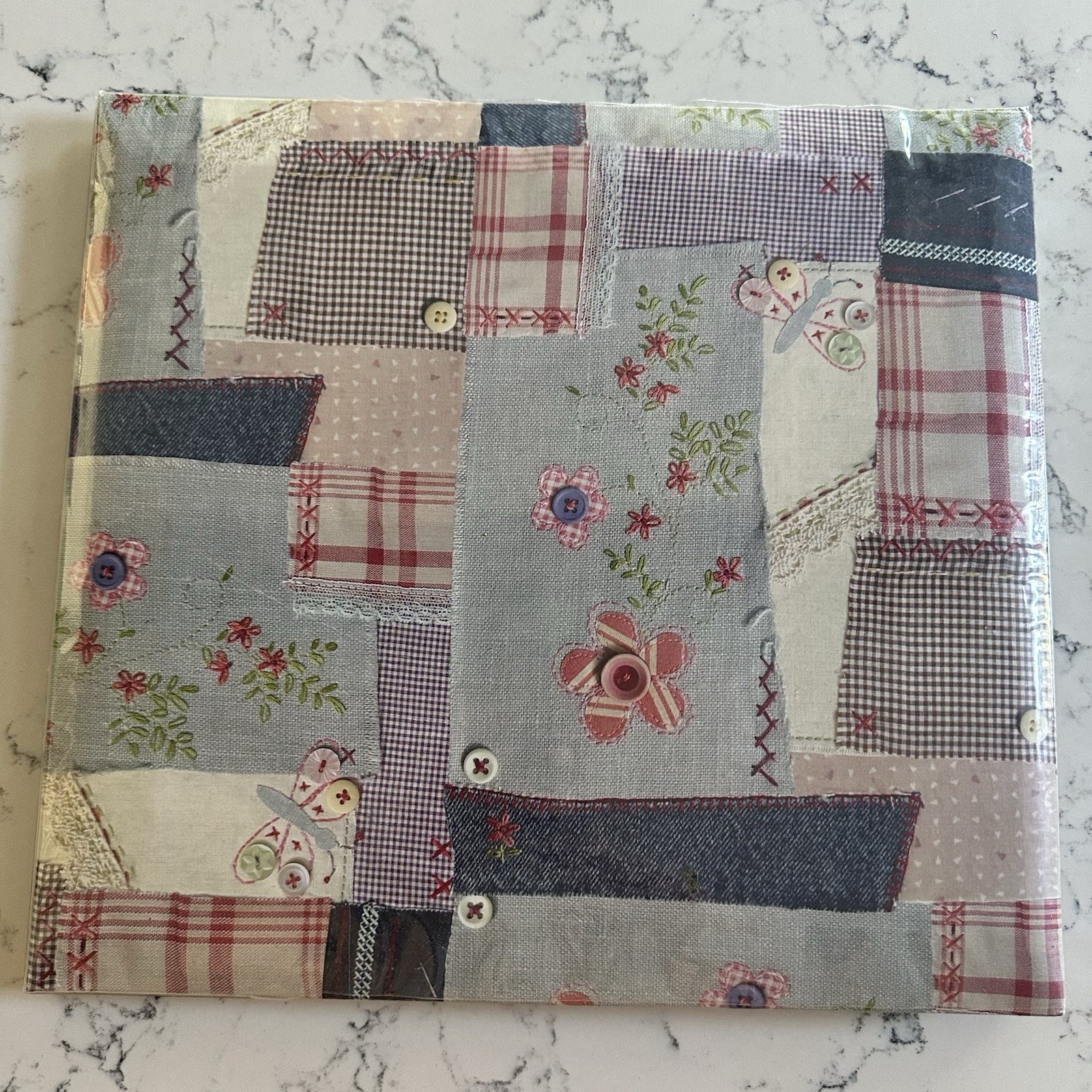 Patchwork Scrapbook Junking Book Country Style 10 Pages Hobby