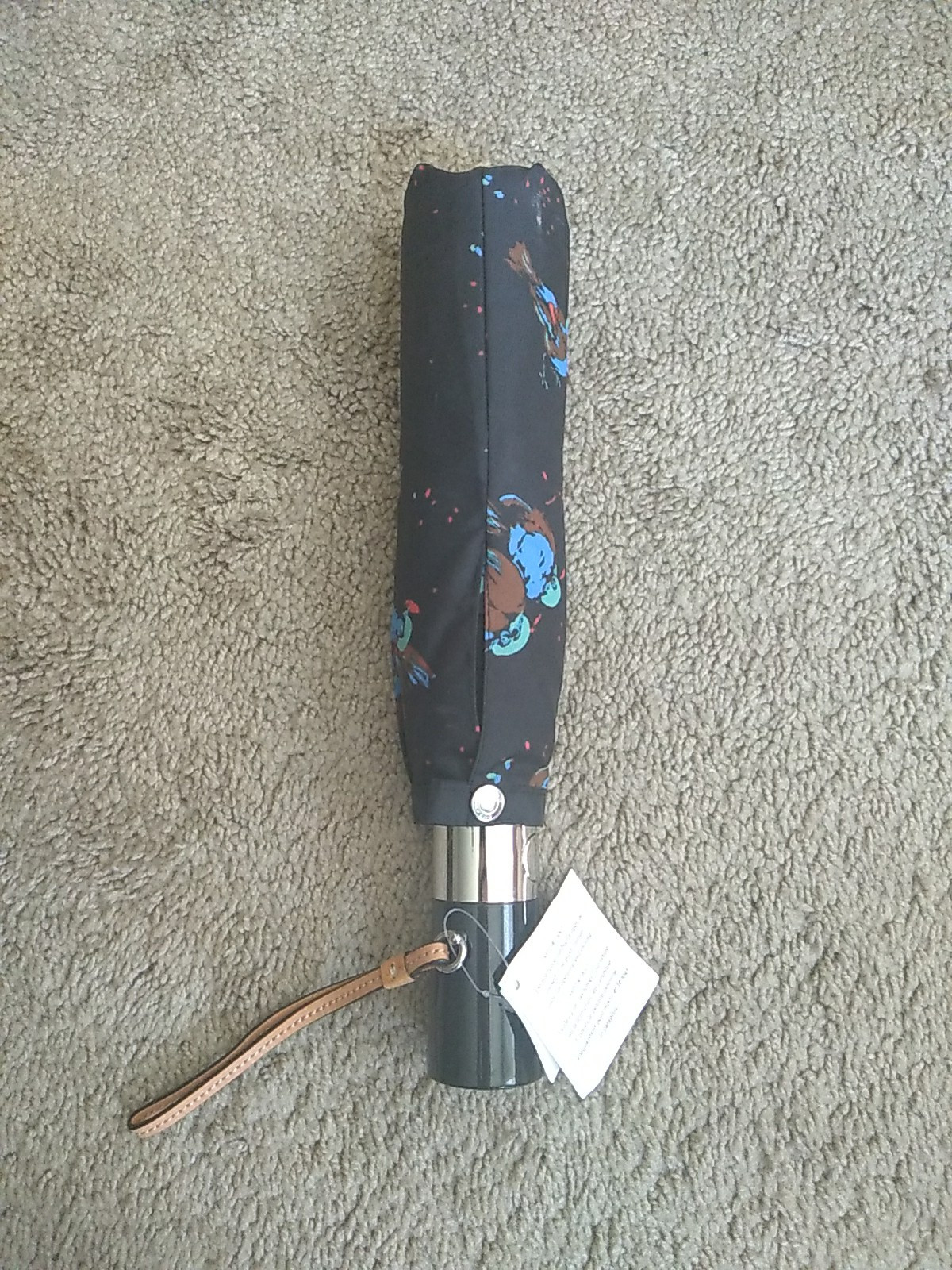 COACH F24497 Vintage Sparrow Birds UMBRELLA  NEW WITH TAG HTF New