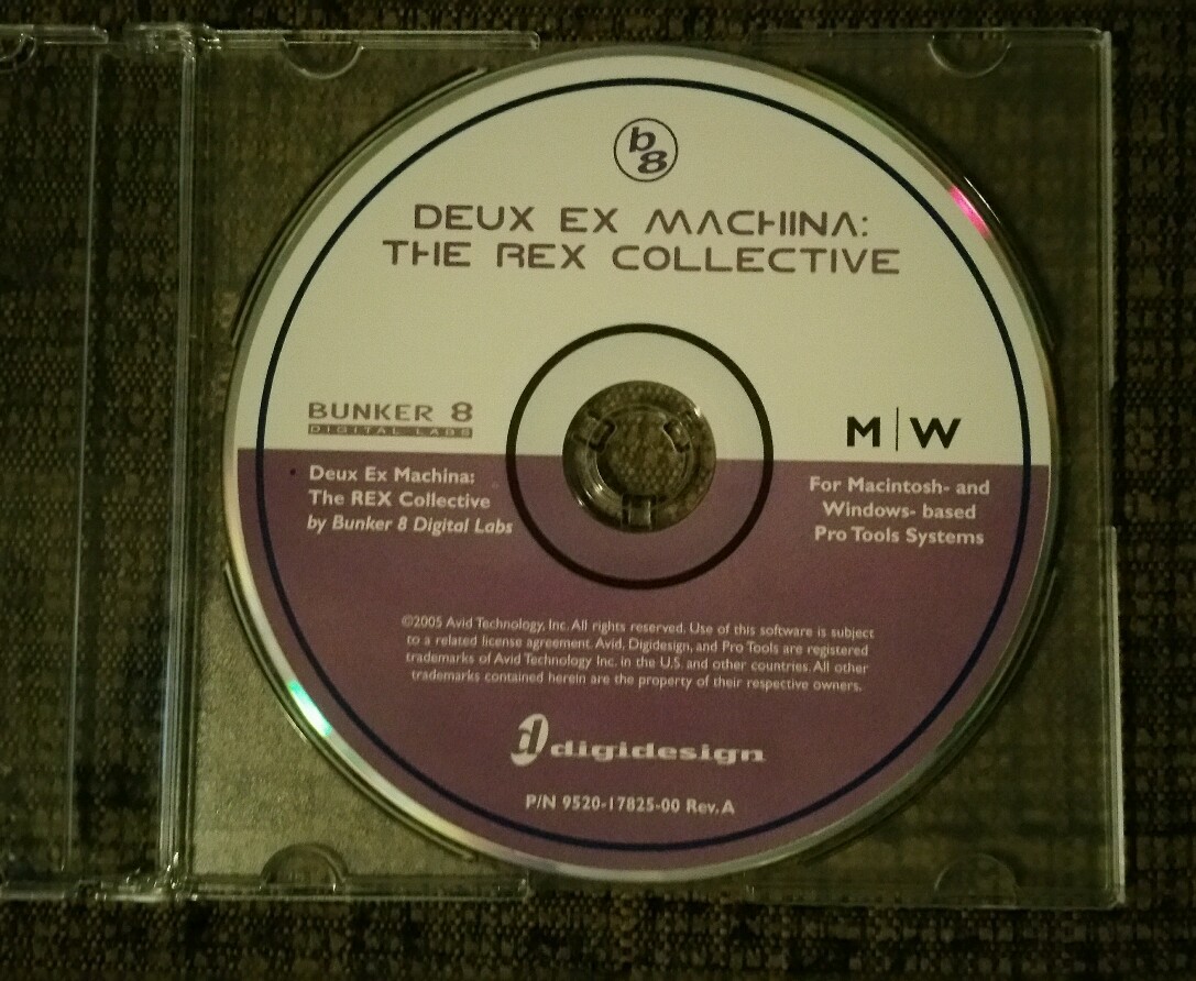 Digidesign Deux Ex Machina the Rex Collective Bunker 8 Digital Labs Windows Mac
