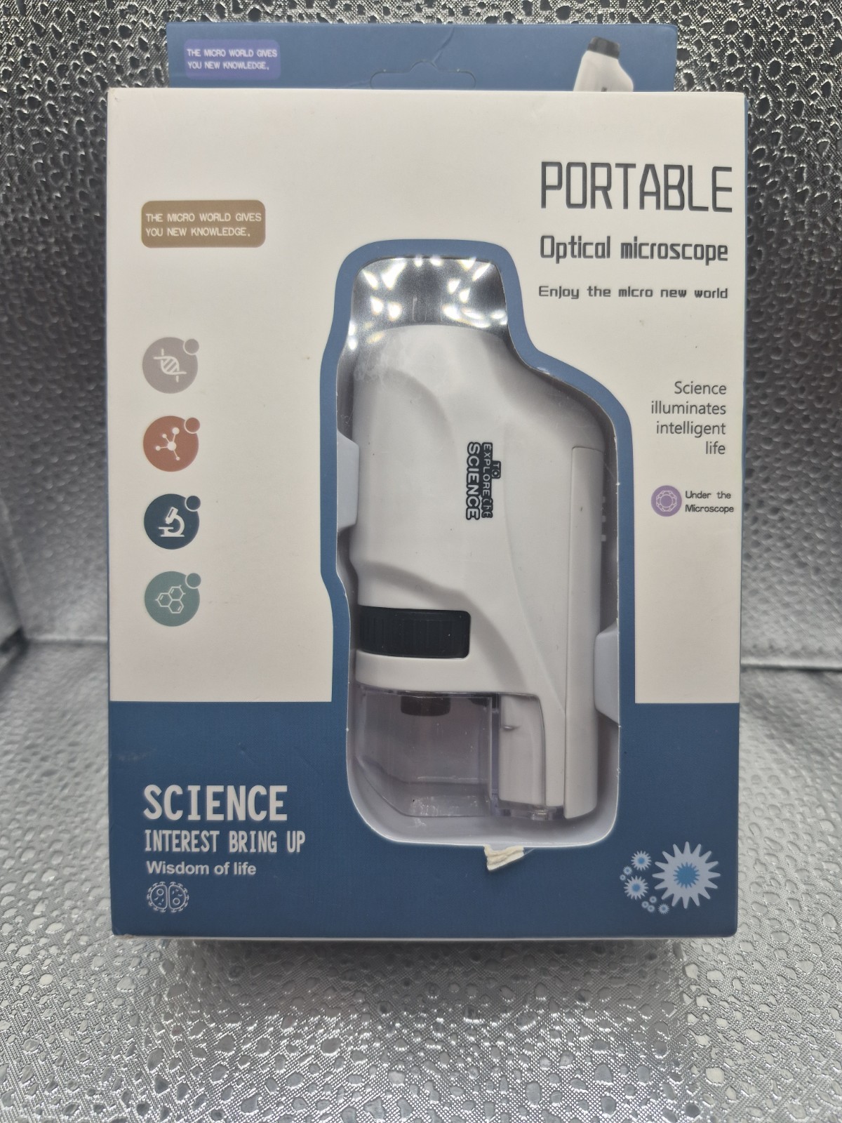 WONDERFUL WORLD PORTABLE OPTICAL MICROSCOPE