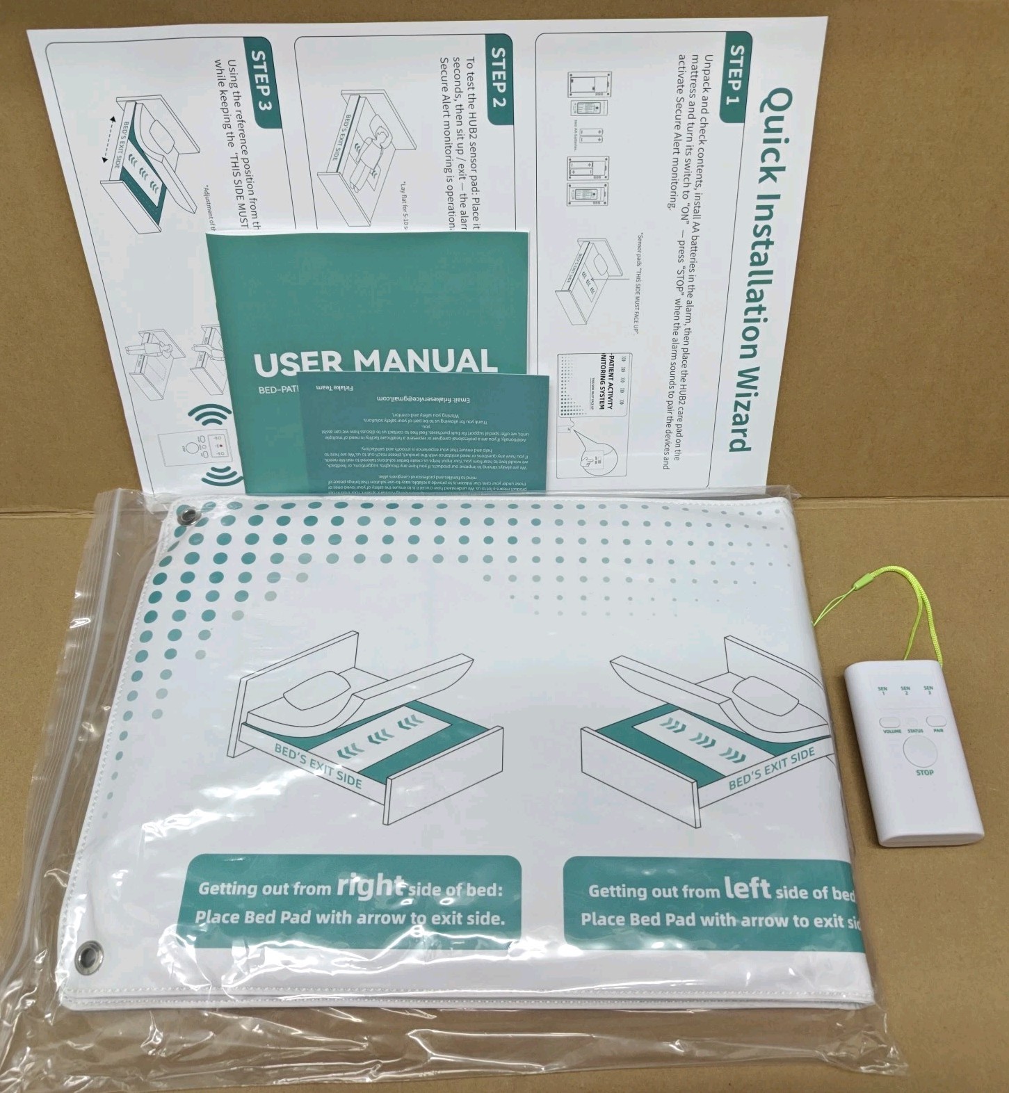 firlake bed patient activity monitory assistant system