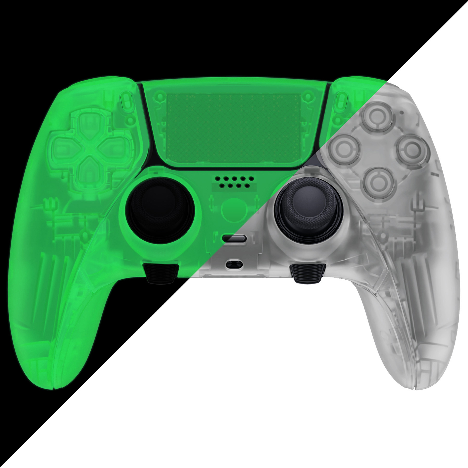 eXtremeRate Replacement Full Set Shell Buttons Touchpad For ps5 Edge Controller
