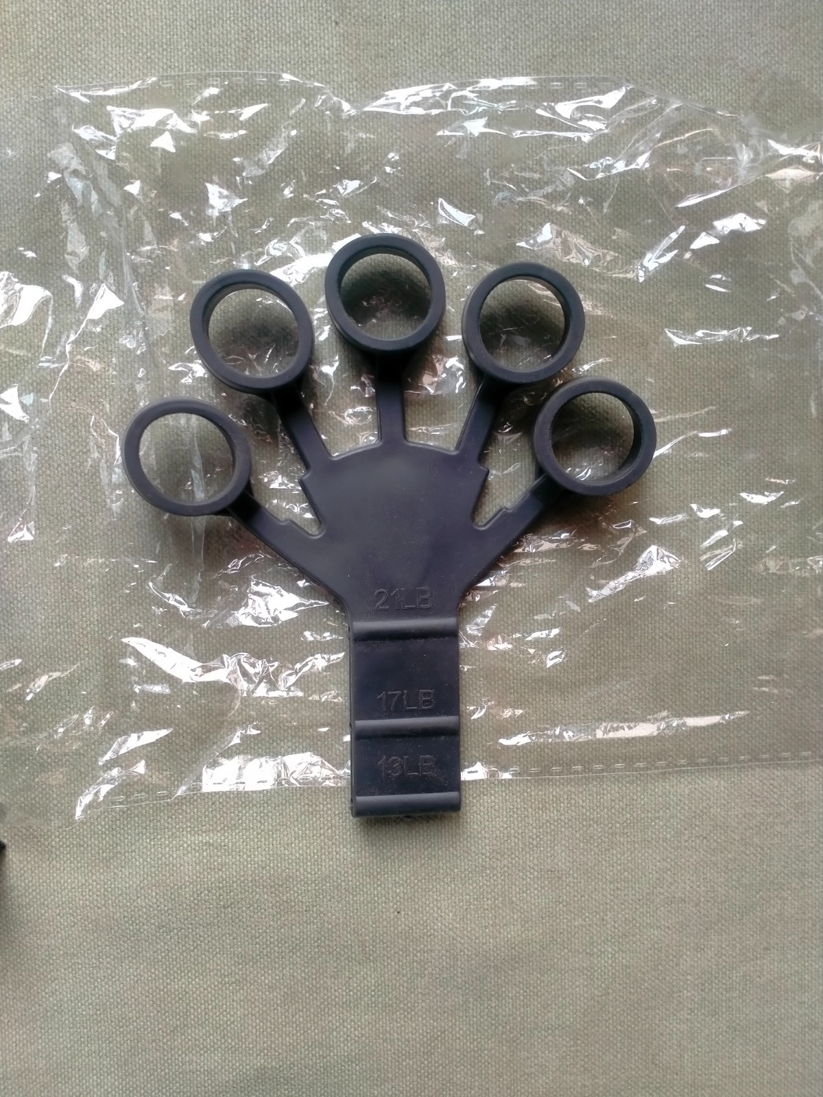 Finger Extensor Trainer Hand Grip Strengthener 3 Resistance Levels 13/17/21LB
