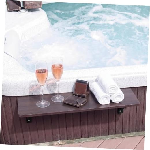 Novabright 11.81 x 23.62 Inch Hot Tub Tray Table Drink Holder Hot Tub
