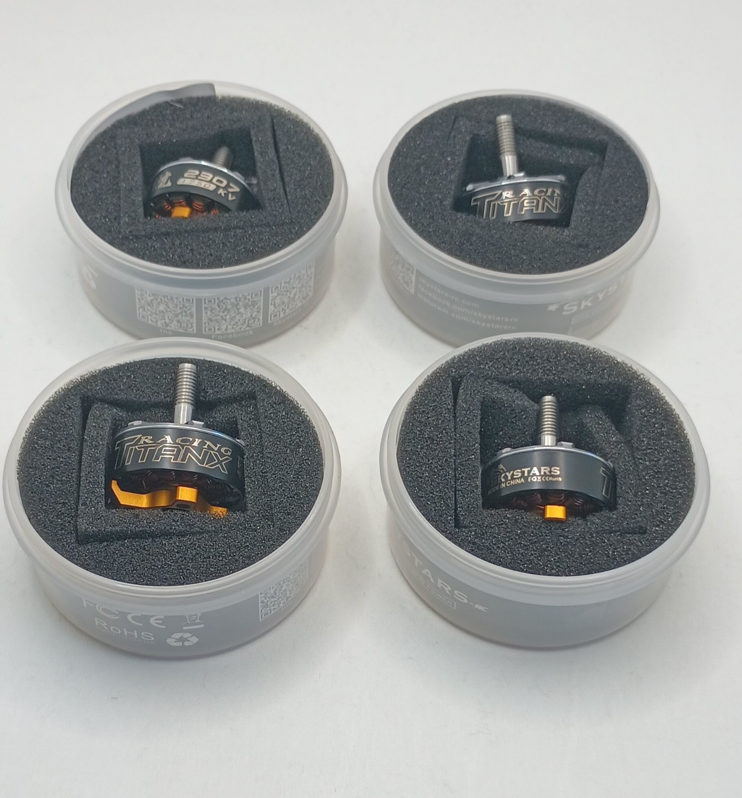 Skystars TITANX RACING 2307 1750KV 3-6S  Brushless Motor Racing Freestyle Drone