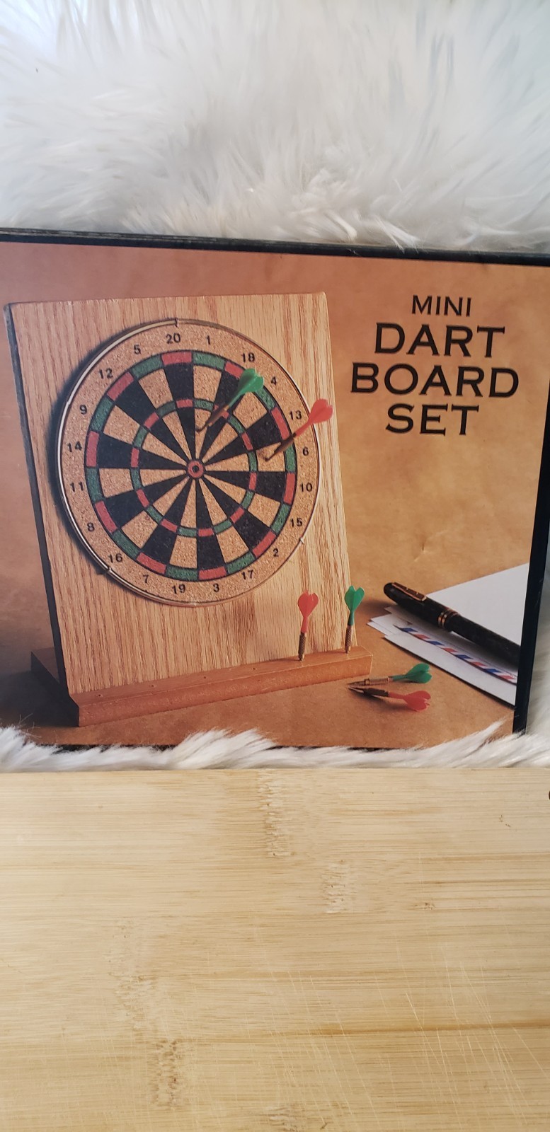 Mini Dart Board Set by Clay Brooke - Lord N Taylor #9907D.  BN In Box...