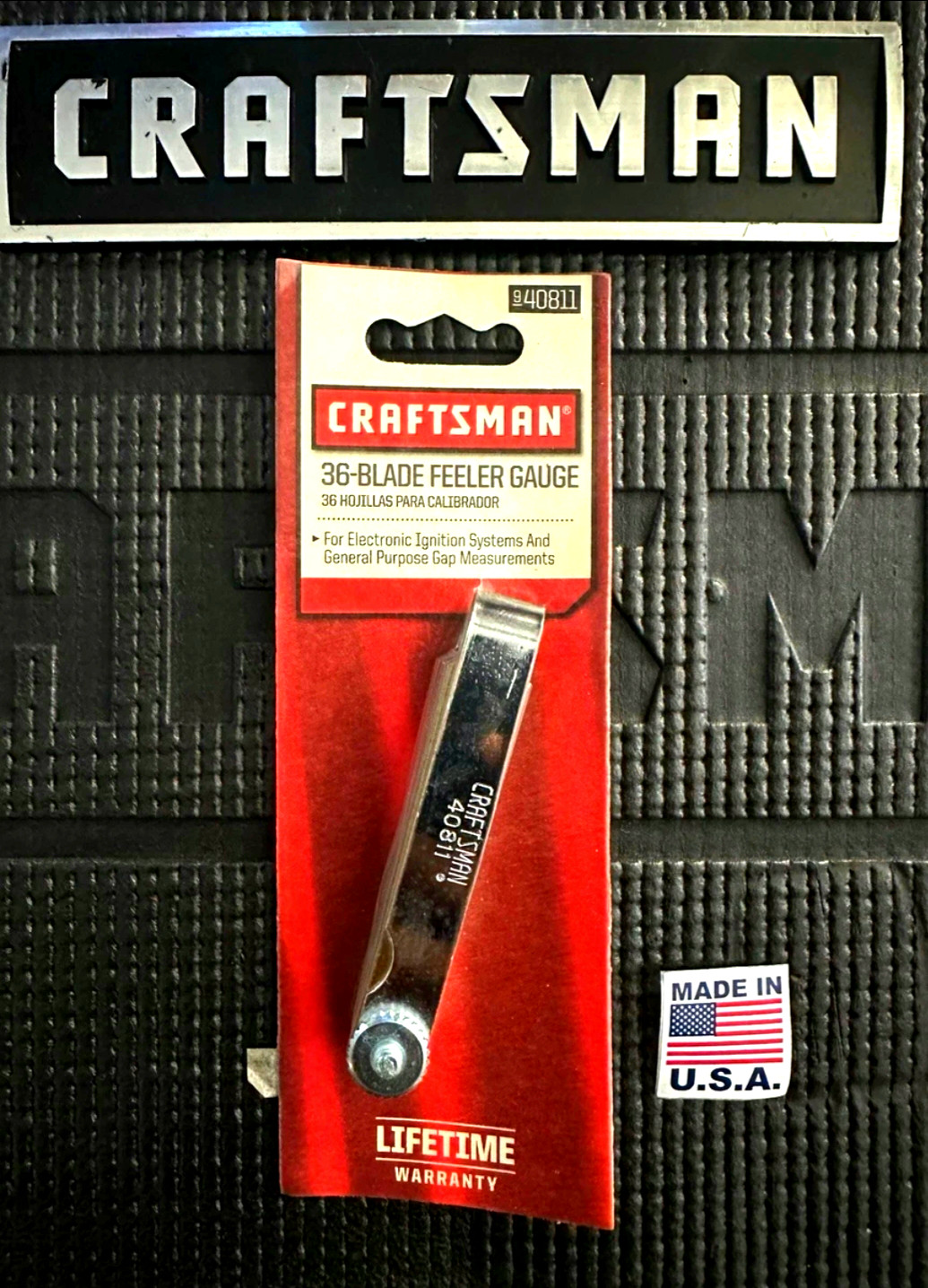 NOS 🔥 Sears Craftsman USA Quality 36-Blade Feeler Gauge 40811 RARE - Fast Ship!