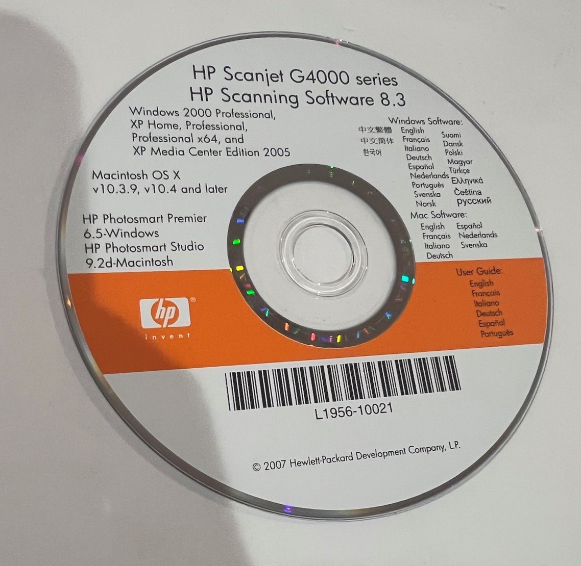 HP Scanjet G4000 Series Software 8.3 for WINDOWS AND MAC *READ BELOW*