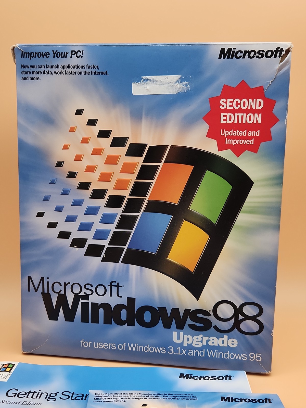 Microsoft Windows 98 Upgrade - Second Edition Installation Software - No scratch