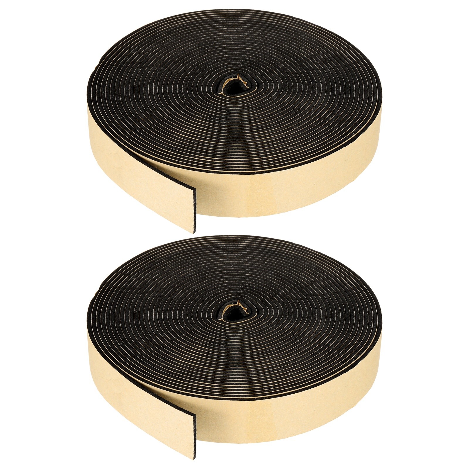 2pcs Foam Insulation Tape 1-1/2" W x 1/8" t x 32.8ft Stripping Door Seal Strip