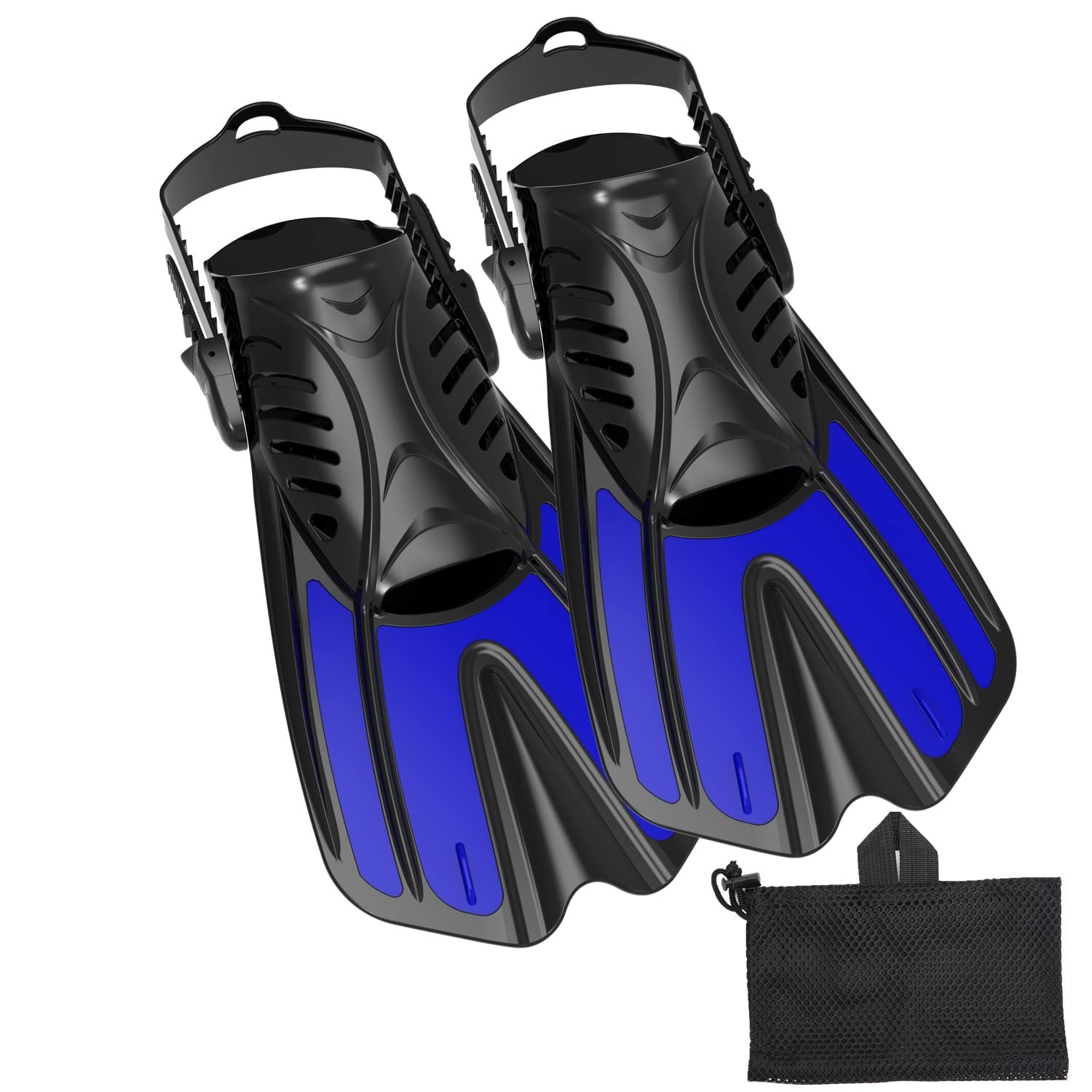 Diving fins Snorkeling Gear for Adults L/XL (US Men 9-13 / Women 10-14), BLUE