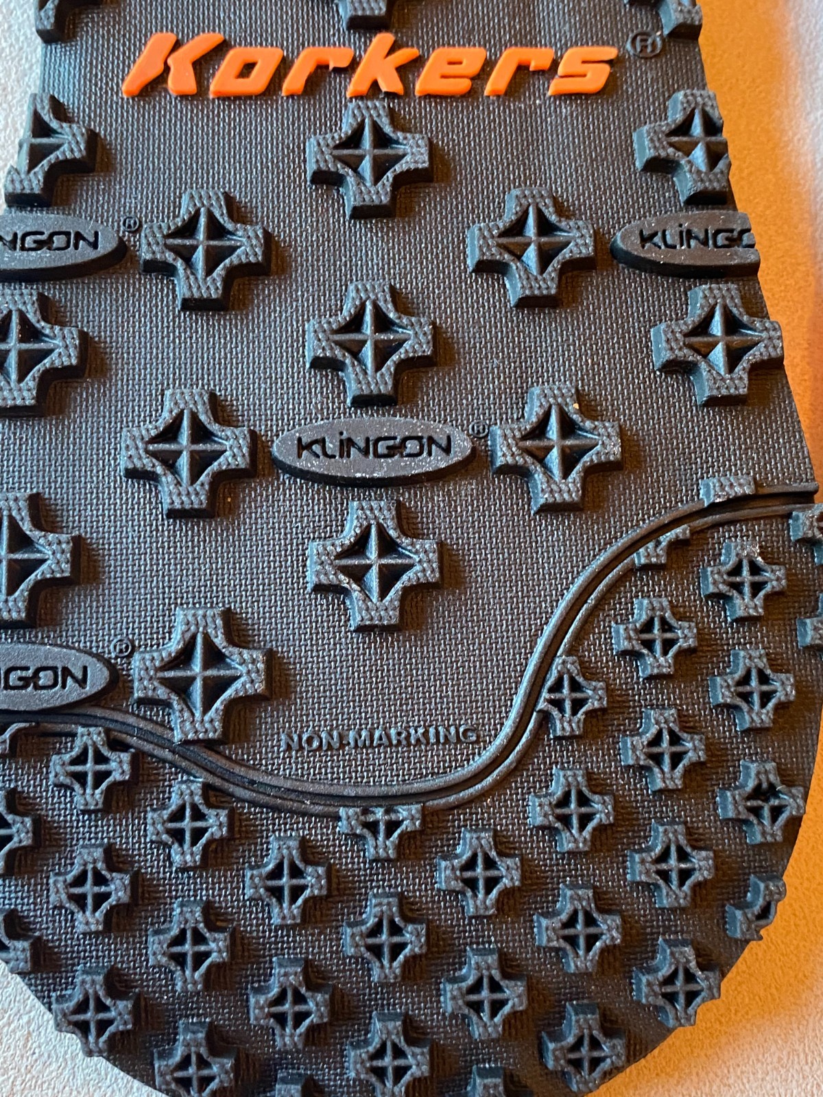 NEW KORKERS OMNITRAX MEN'S WOMENS M 12.5- 13 W 14-14.5 F-13 KLINGON SOLE SYSTEM