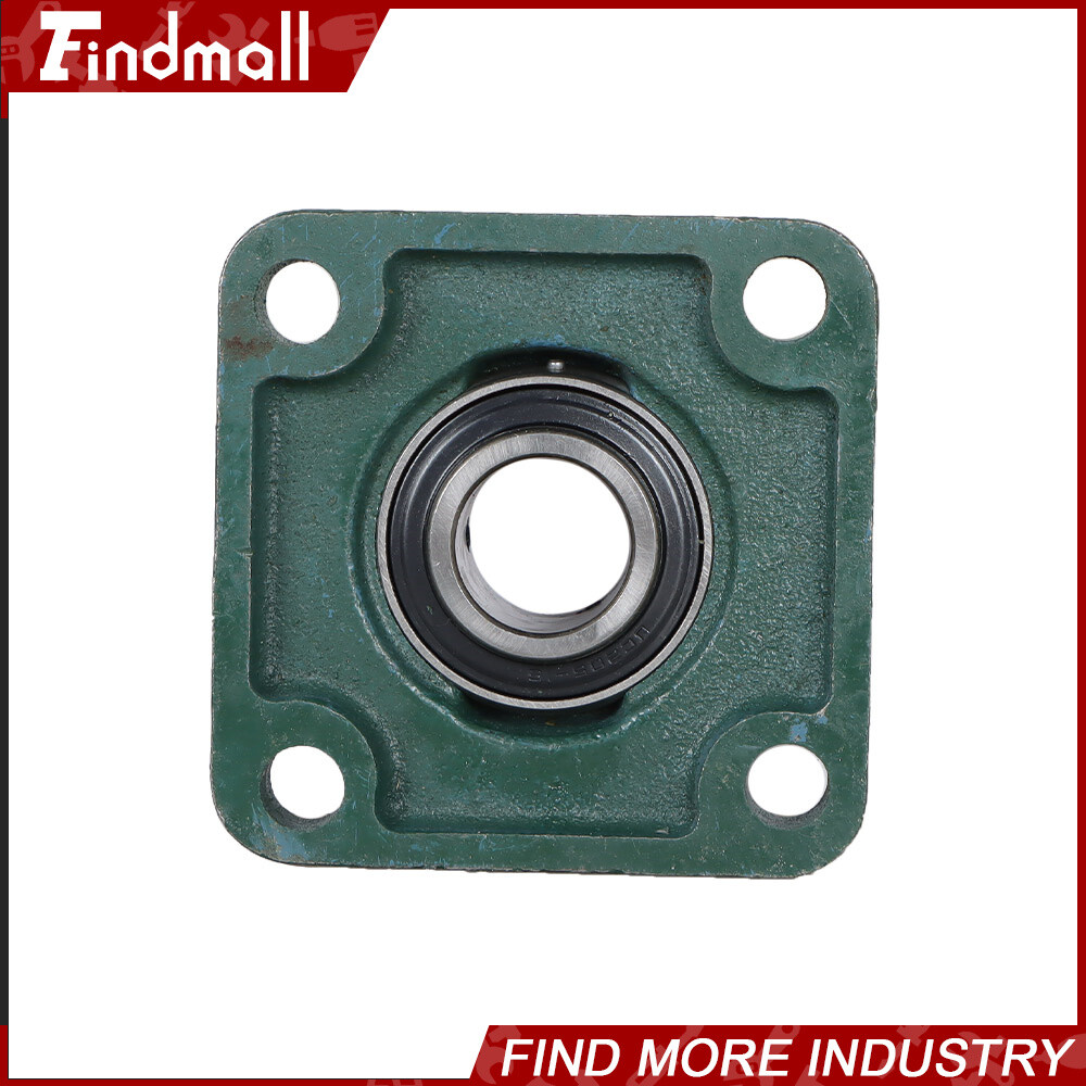 4 PCS UCF205-16 Solid Base Pillow Block Flange Bearing 1" Bore 4 Bolt