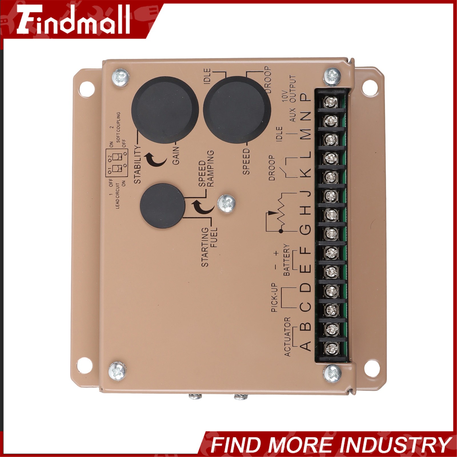 Findmall Actuator+Speed Controller ADC225-24V ESD5500E+Pickup Sensor MPU 3034572