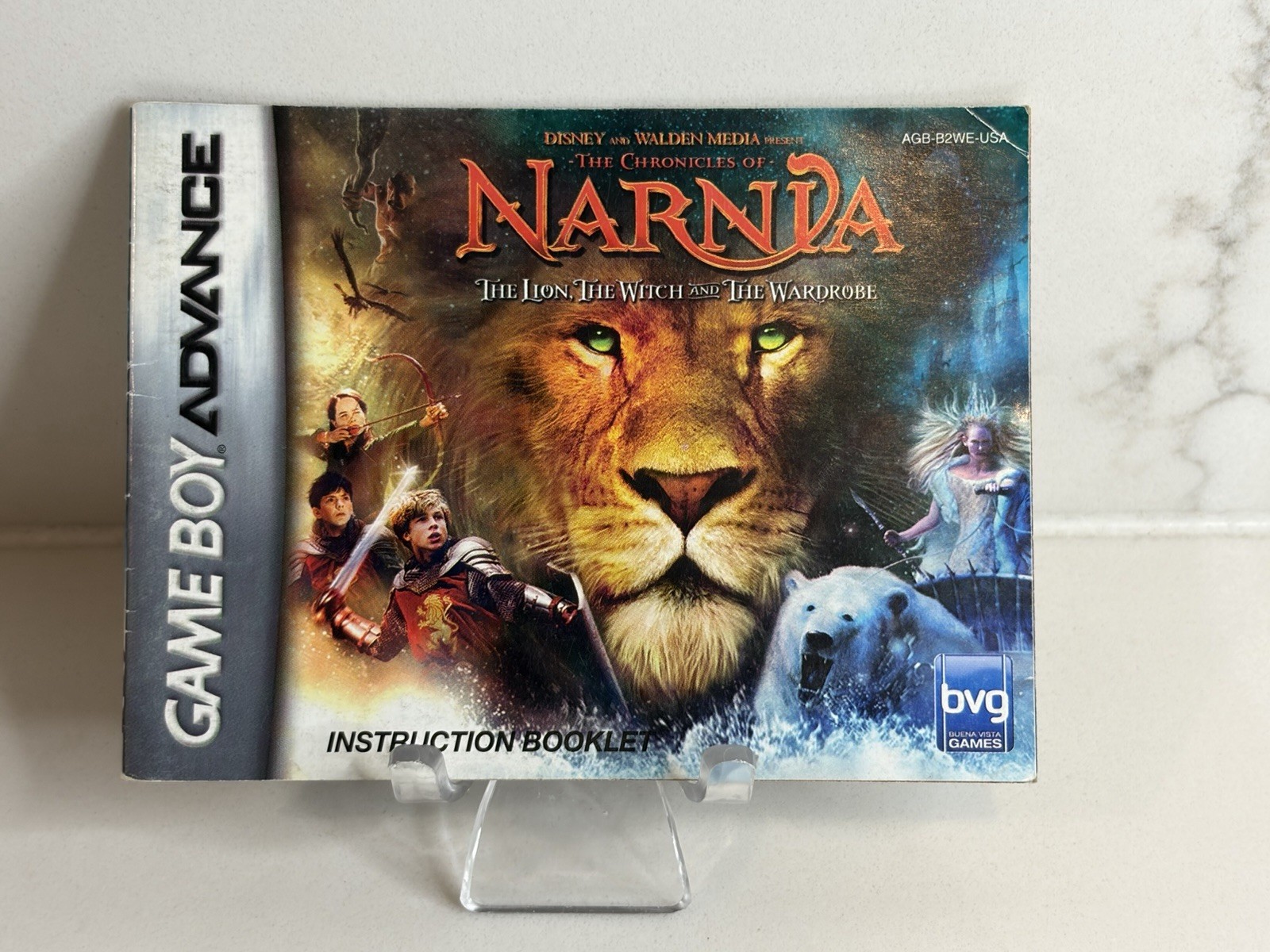 Narnia The Lion The Witch & The Wardrobe - Game Boy Color - Instruction Manual